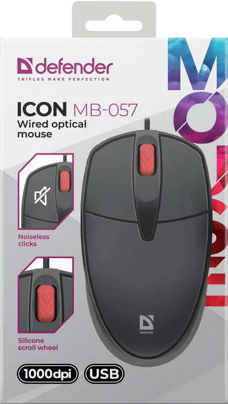 Defender - Жична оптична мишка Icon MB-057
