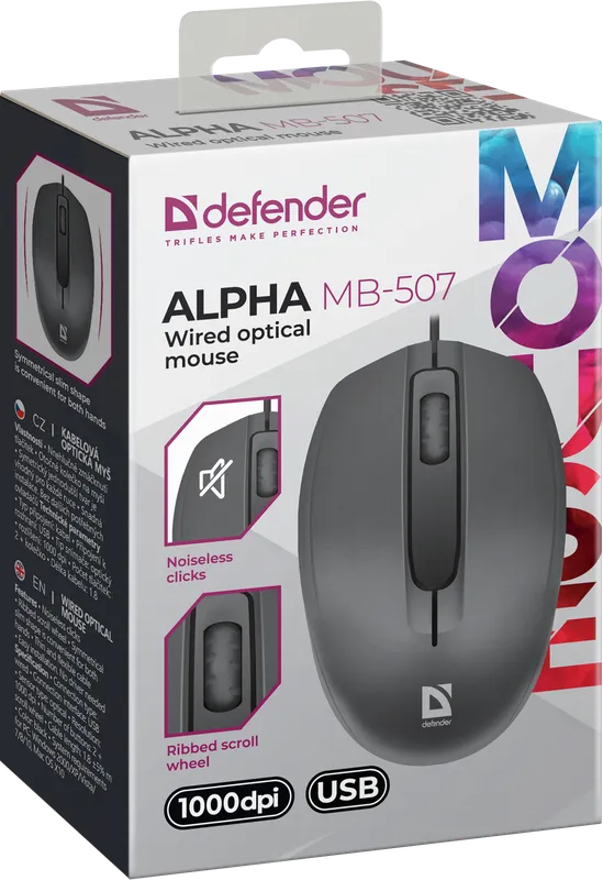 Defender - Жична оптична мишка Alpha MB-507