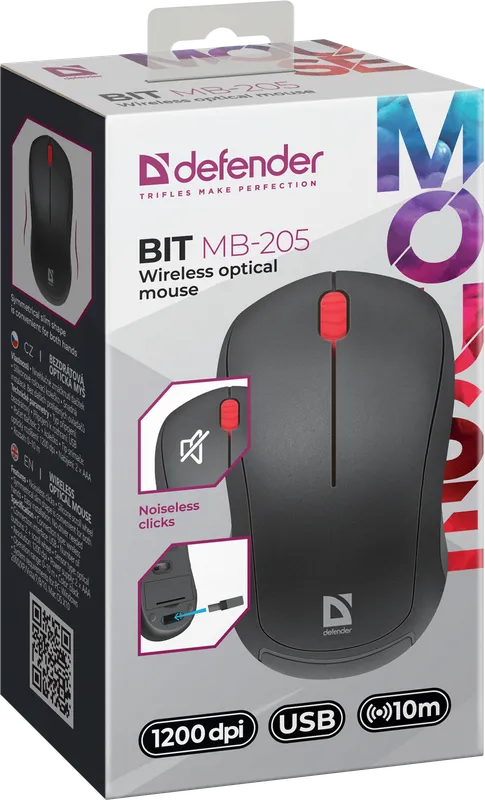 Defender - Безжична оптична мишка Bit MB-205