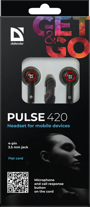 Defender - Слушалки за мобилни устройства Pulse 420