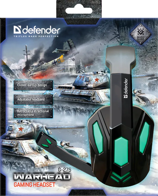 Defender - Слушалки за игри Warhead G-275