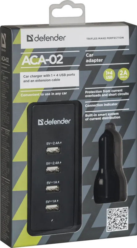 Defender - Адаптер за кола ACA-02