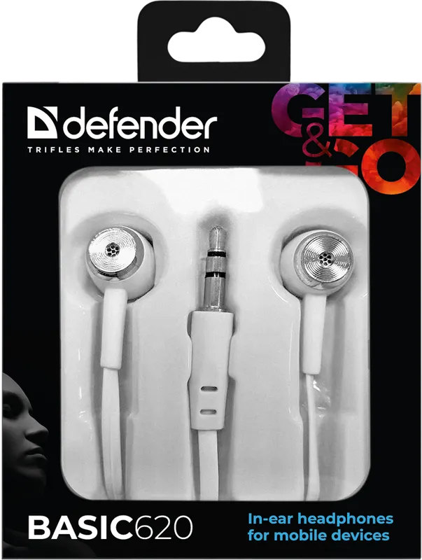 Defender - Слушалки за поставяне в ушите Basic 620
