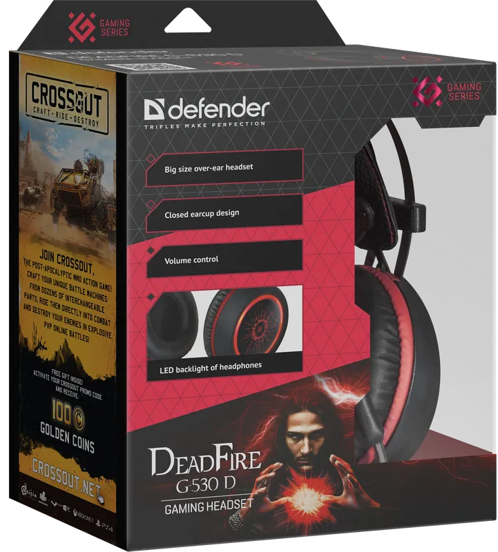 Defender - Слушалки за игри DeadFire G-530D