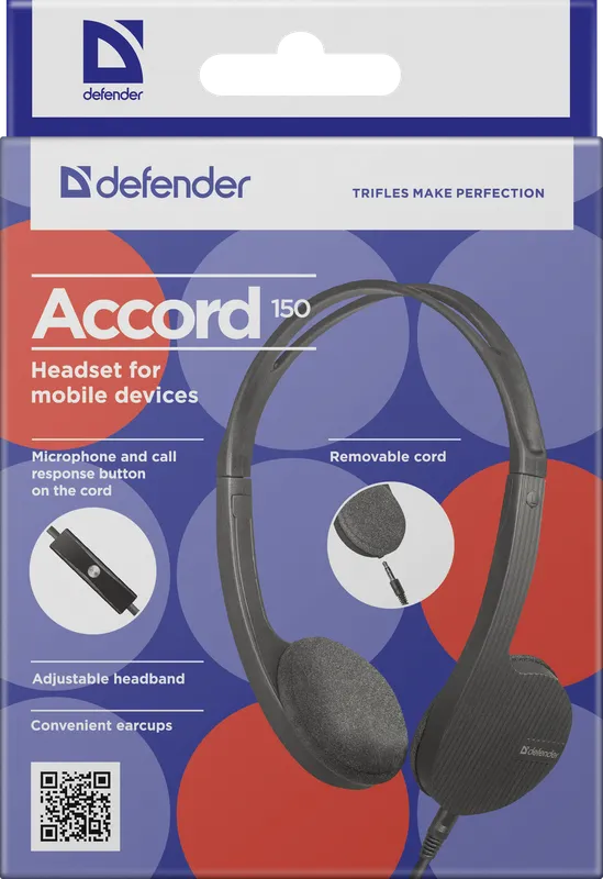 Defender - Слушалки за мобилни устройства Accord 150