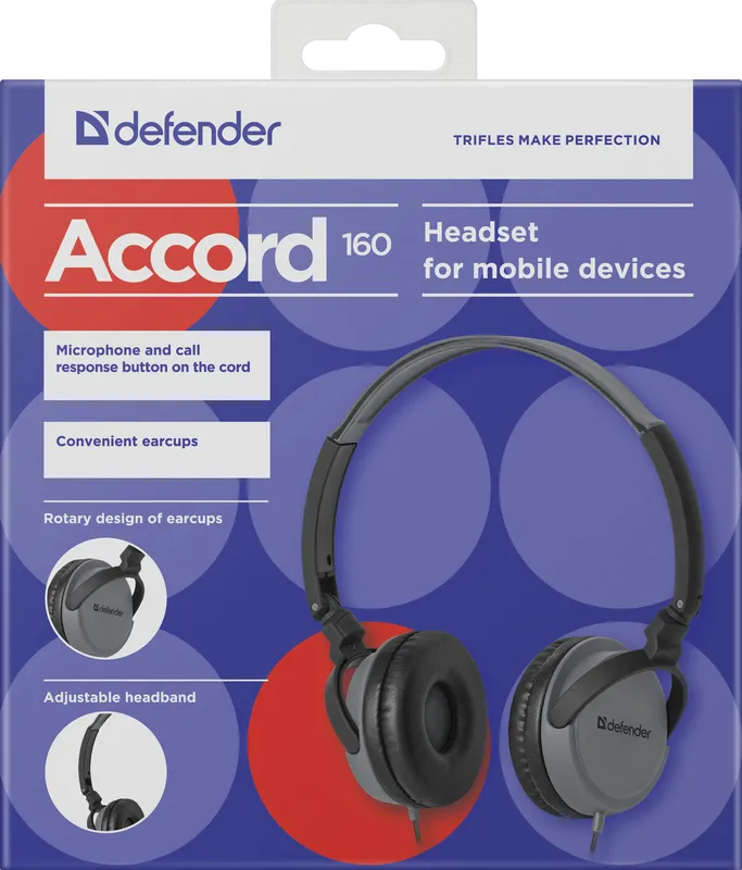 Defender - Слушалки за мобилни устройства Accord 160