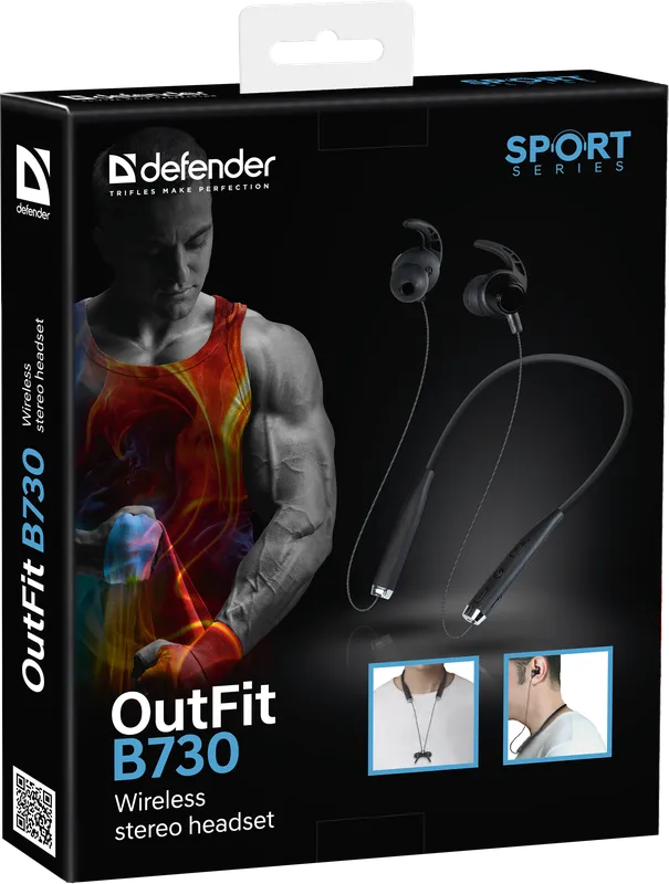 Defender - Безжични стерео слушалки OutFit B730