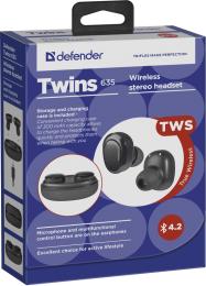 Defender - Безжични стерео слушалки Twins 635