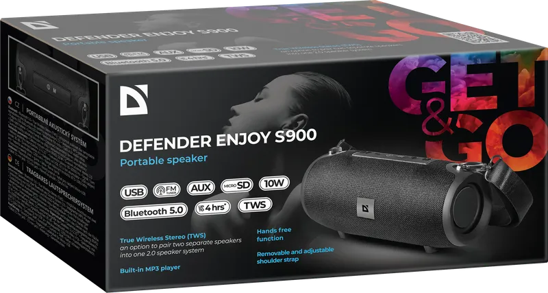 Defender - Преносим високоговорител Enjoy S900