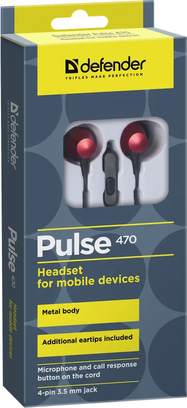 Defender - Слушалки за мобилни устройства Pulse 470