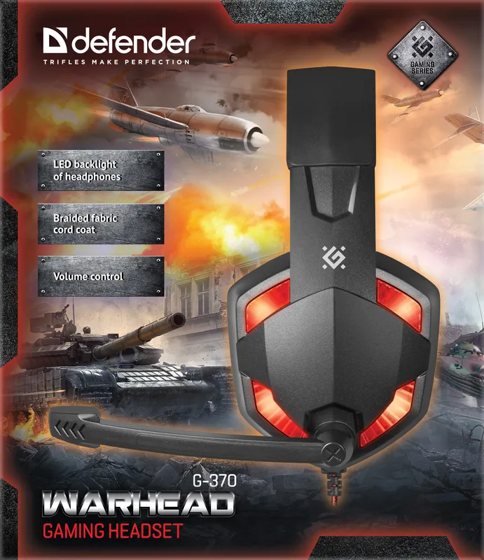 Defender - Слушалки за игри Warhead G-370