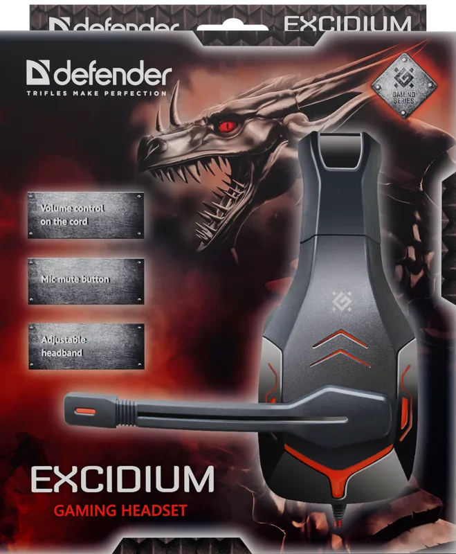 Defender - Слушалки за игри Excidium