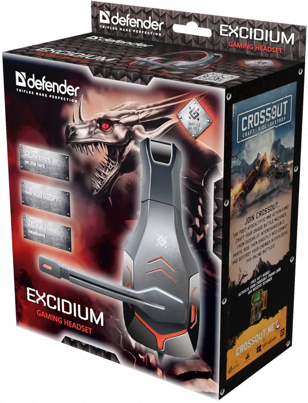 Defender - Слушалки за игри Excidium