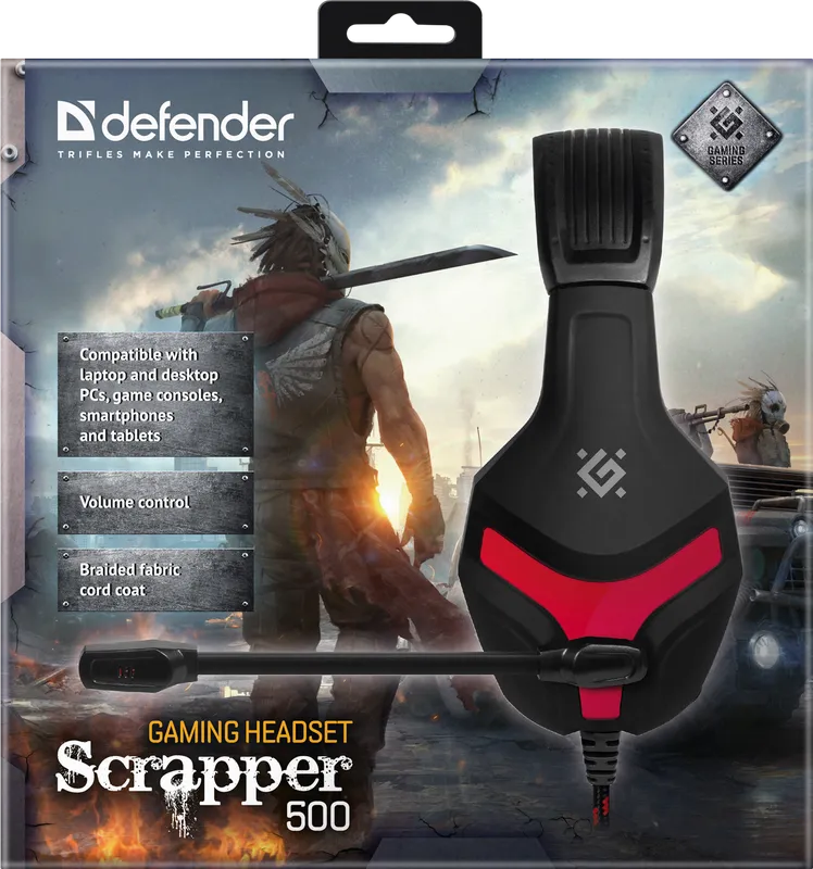 Defender - Слушалки за игри Scrapper 500