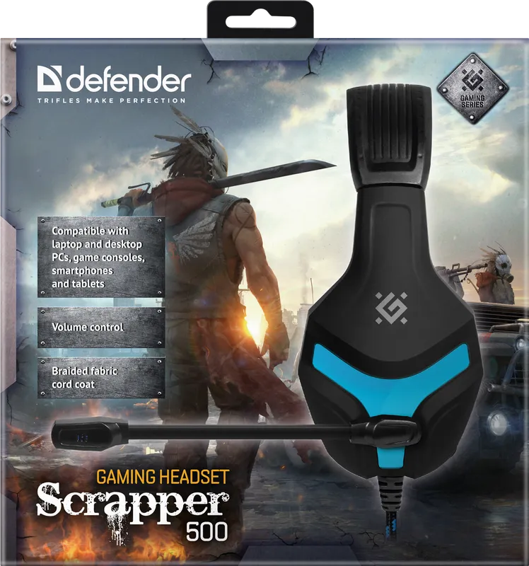 Defender - Слушалки за игри Scrapper 500