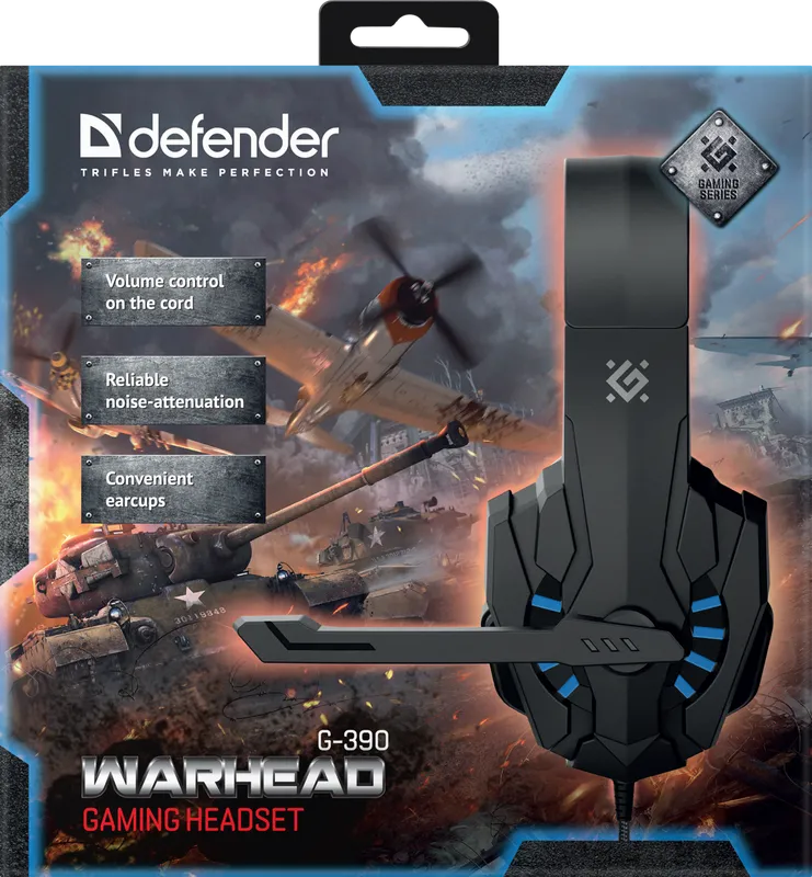 Defender - Слушалки за игри Warhead G-390