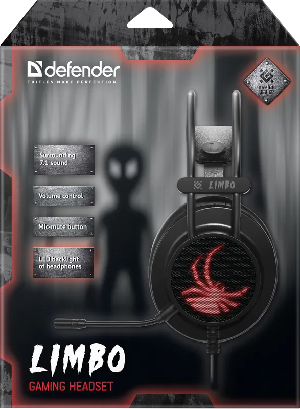 Defender - Слушалки за игри Limbo