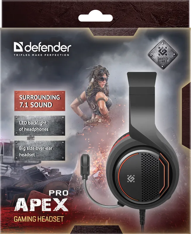 Defender - Слушалки за игри Apex Pro
