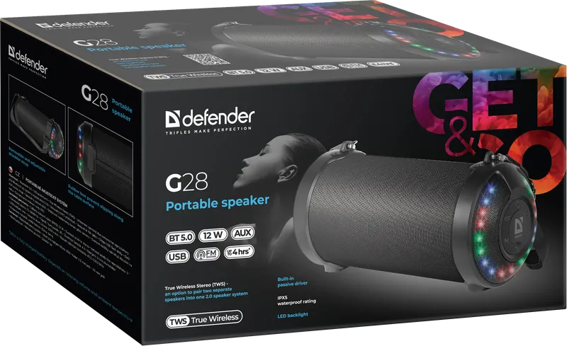 Defender - Преносим високоговорител G28