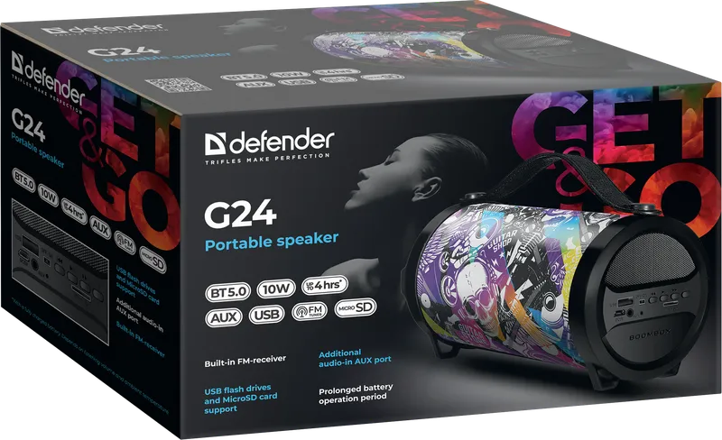 Defender - Преносим високоговорител G24