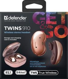 Defender - Безжични стерео слушалки Twins 910