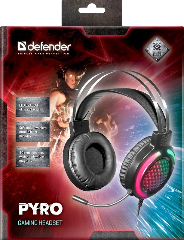 Defender - Слушалки за игри Pyro