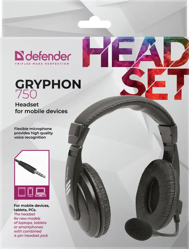 Defender - Слушалки за мобилни устройства Gryphon 750