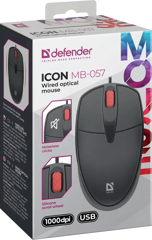 Defender - Жична оптична мишка Icon MB-057