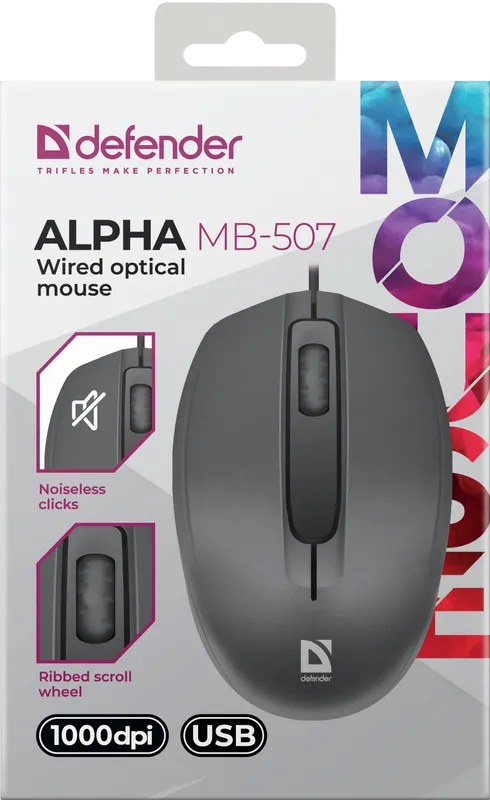 Defender - Жична оптична мишка Alpha MB-507