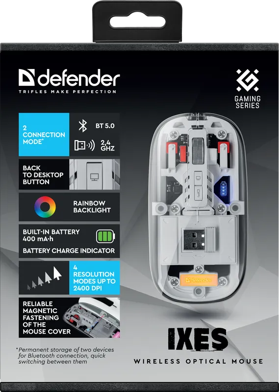 Defender - Безжична оптична мишка Ixes MM-999