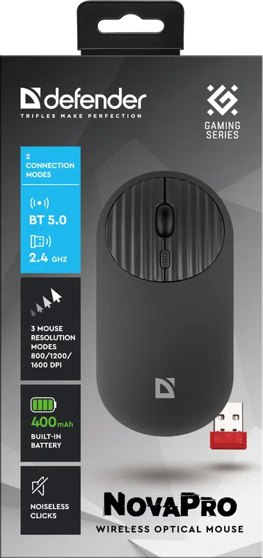 Defender - Безжична оптична мишка NovaPro MM-316