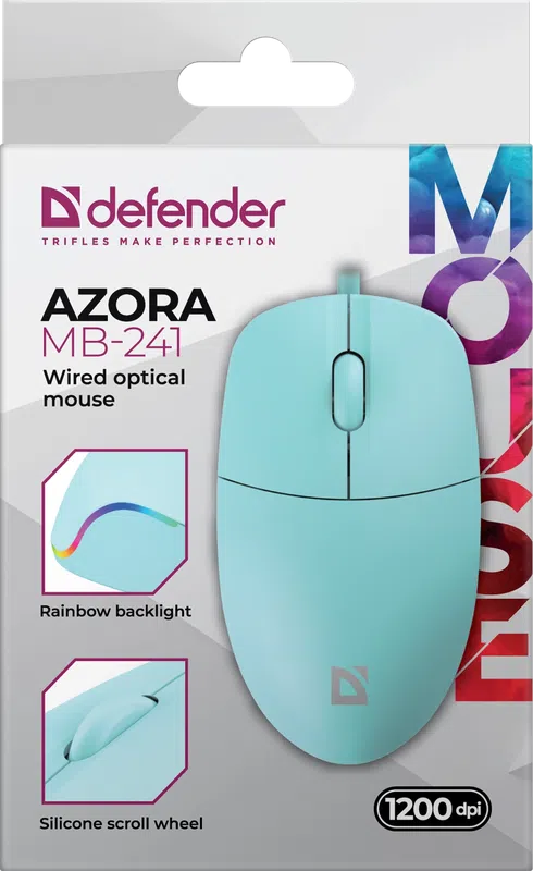 Defender - Жична оптична мишка Azora MB-241
