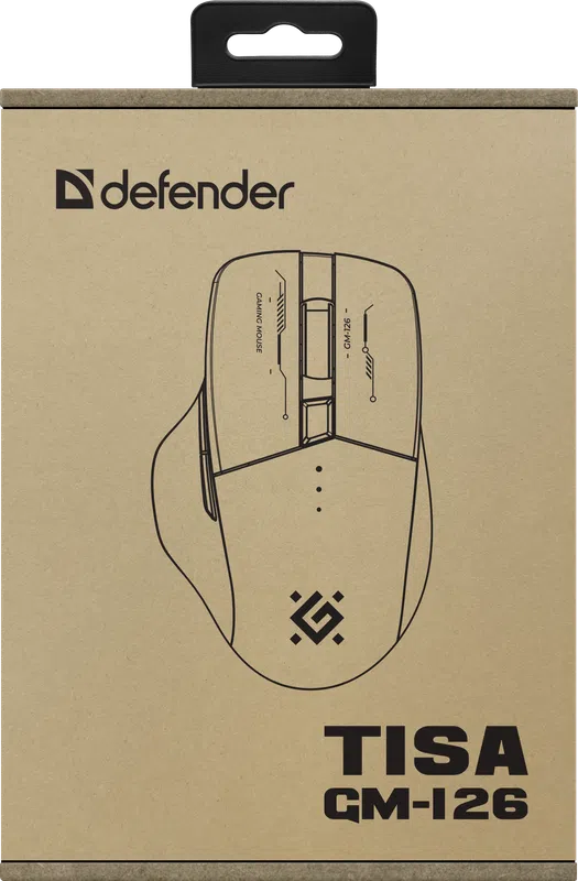 Defender - Безжична мишка за игри Tisa GM-126