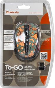 Defender - Безжична оптична мишка To-GO MS-585
