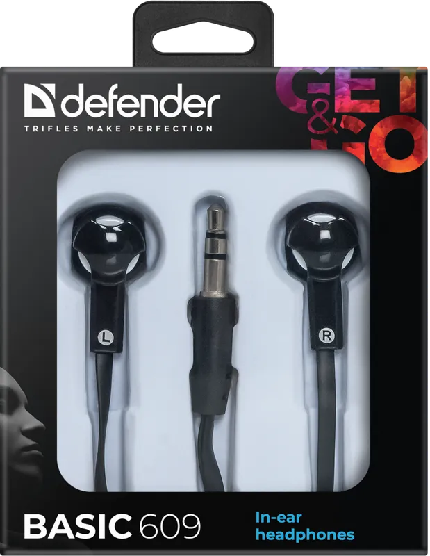 Defender - Слушалки за поставяне в ушите Basic 609