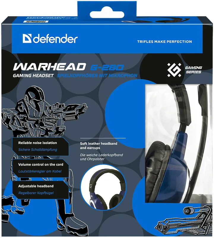 Defender - Слушалки за игри Warhead G-280