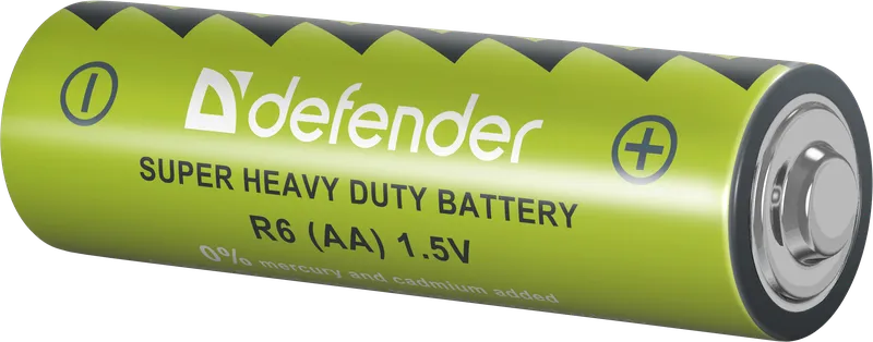 Defender - Цинк въглеродна батерия R6-4F