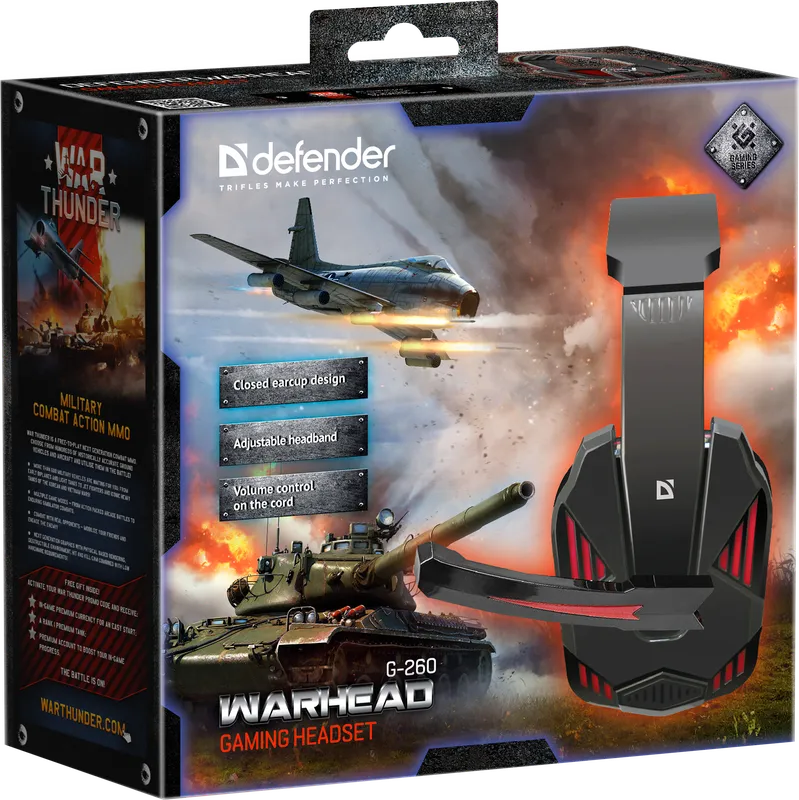 Defender - Слушалки за игри Warhead G-260