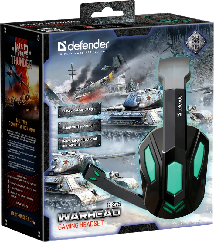 Defender - Слушалки за игри Warhead G-275