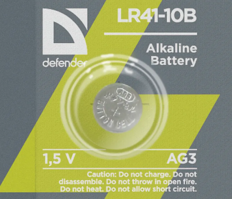 Defender - Алкална батерия LR41-10B