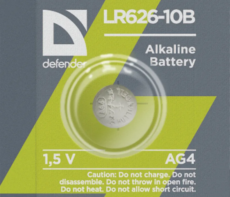 Defender - Алкална батерия LR626-10B