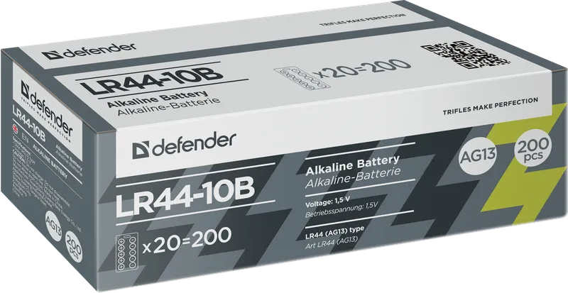 Defender - Алкална батерия LR44-10B