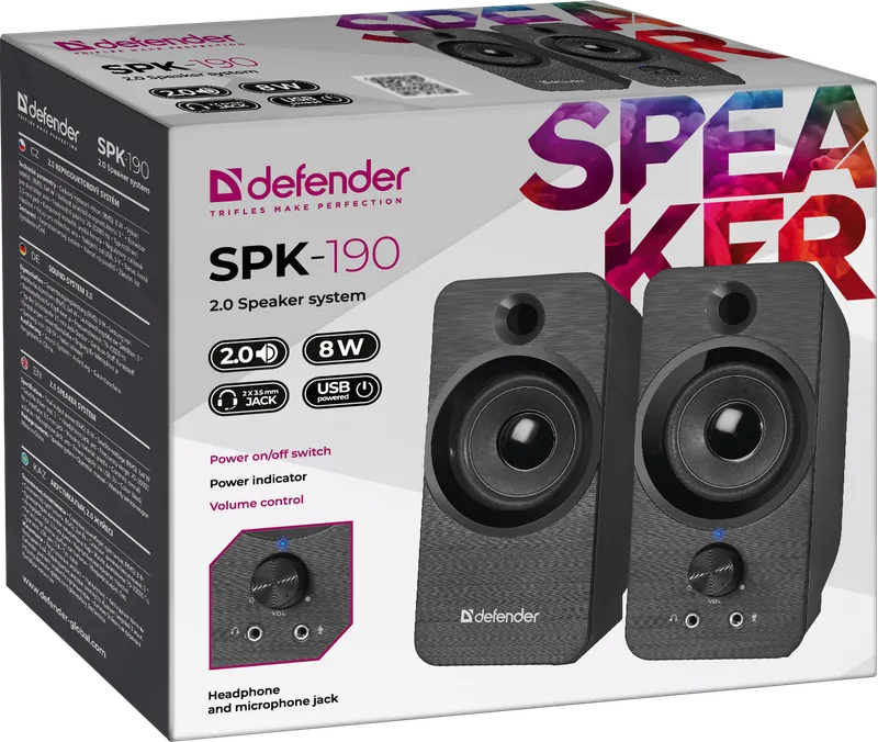 Defender - 2.0 система високоговорители SPK-190