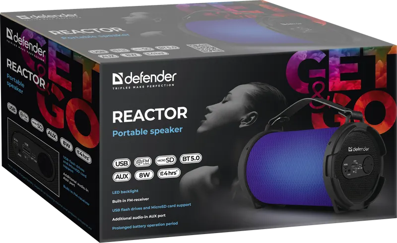 Defender - Преносим високоговорител Reactor