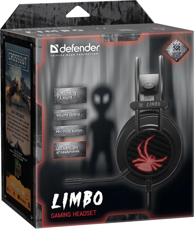 Defender - Слушалки за игри Limbo