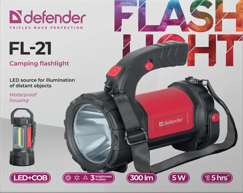 Defender - Къмпинг лампа FL-21