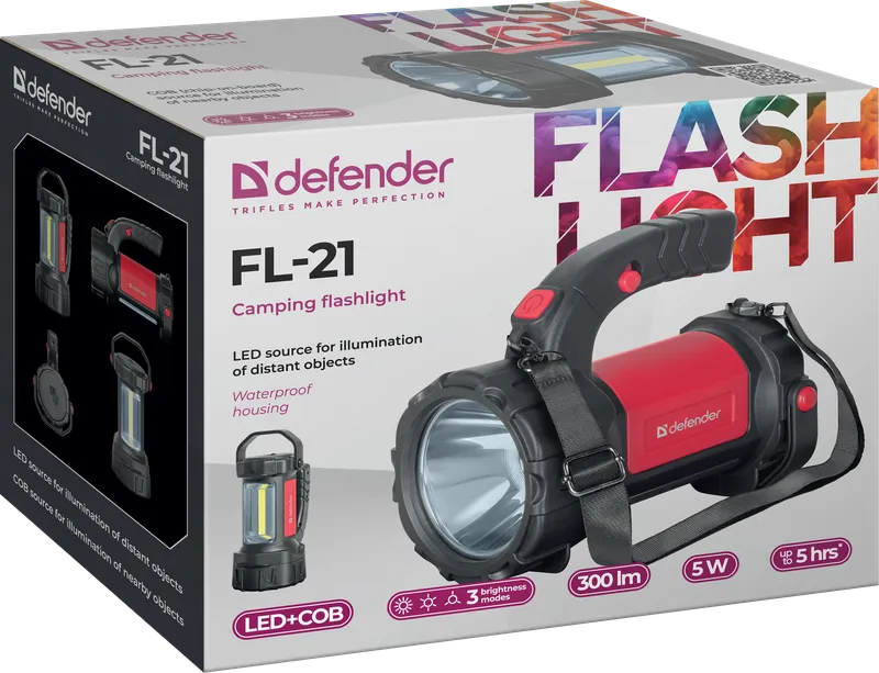Defender - Къмпинг лампа FL-21