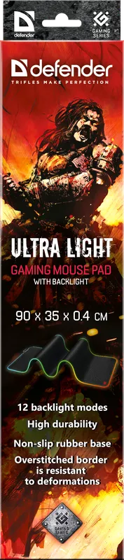 Defender - Подложка за мишка за игри Ultra Light