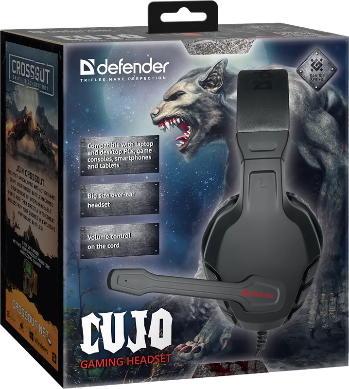 Defender - Слушалки за игри Cujo