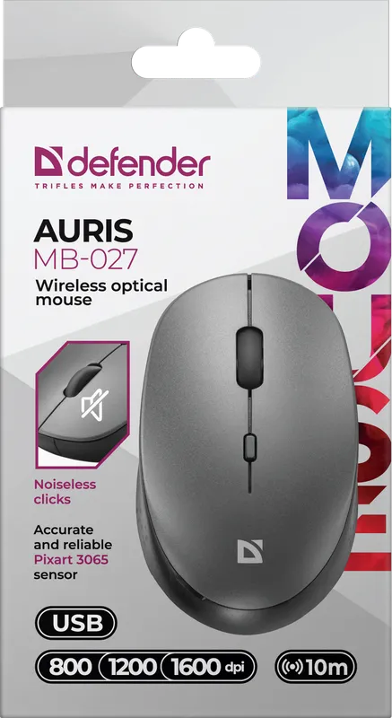 Defender - Безжична оптична мишка Auris MB-027